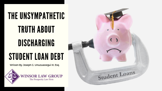 The Unsympathetic Truth about Discharging Student Loan Debt